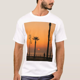 Tropical Sunset Beach T - Shirt