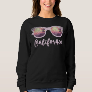 Tropical Sunset Laguna Beach Cali Usa Sonnenbrille Sweatshirt