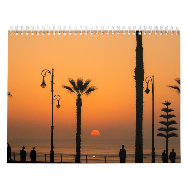 Tropical Sunset Notebook - Inspirierend und Friedl Kalender (Titelbild)