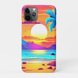 Tropical Sunset Oasis Case-Mate iPhone Hülle