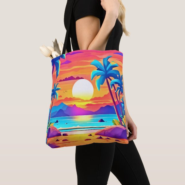 Tropical Sunset Oasis Tasche (Von Nahem)