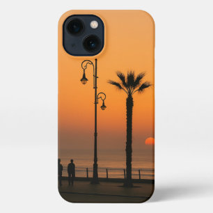 Tropical Sunset Vibes - Premium Palm Tree Telefon  iPhone Hülle