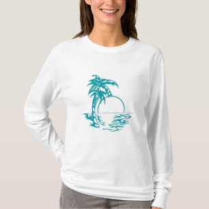 Tropical Sunset Wedding T-Shirt