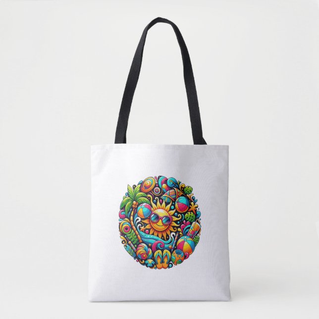 Tropical Sunshine Vibes Tasche (Vorderseite)