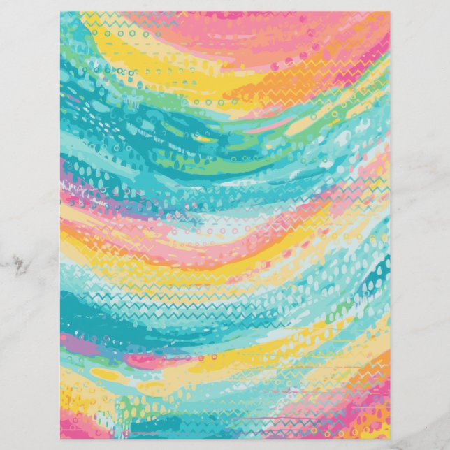 Tropical Tide Pool Dreams Scrapbook Paper (Vorderseite)