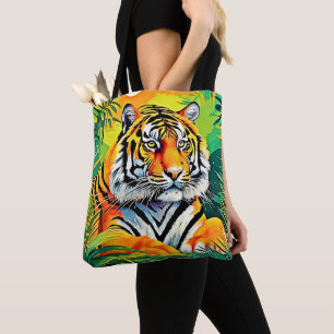 Tropical Tiger Art Tasche