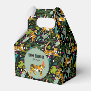 Tropical Tiger Botanle Safari Geschenkschachtel