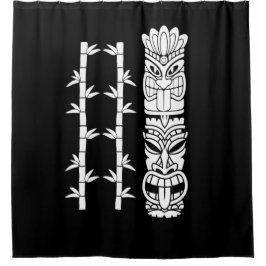 Tropical Tiki God Duschvorhang