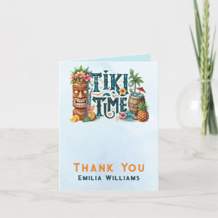 Tropical Tiki Party Wedding Luau Brautparty Karte