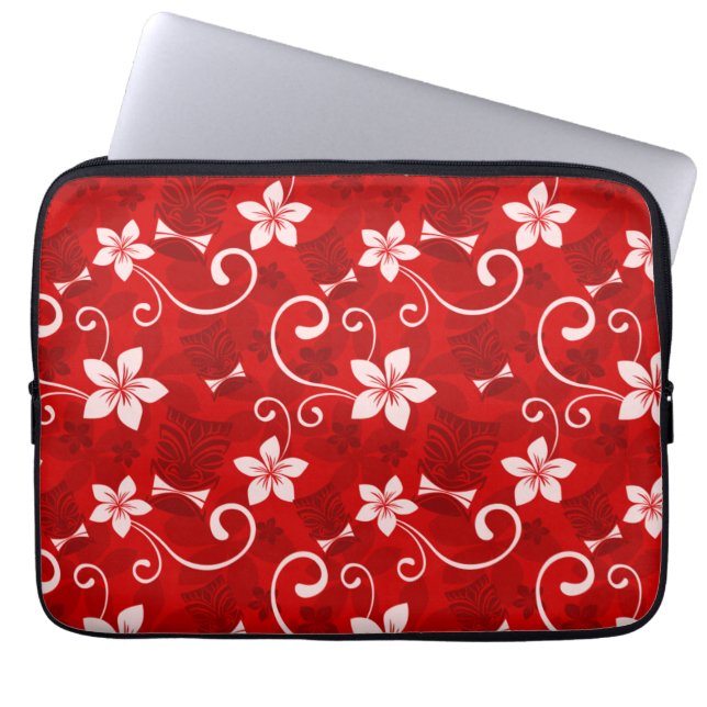 Tropical Tiki Red Laptopschutzhülle (Vorderseite)