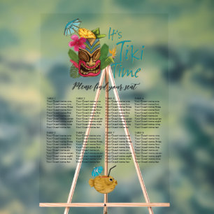 Tropical Tiki Time Luau Summer Beach Wedding