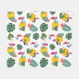 Tropical Toucan Medium Fleecedecke