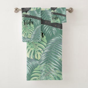 Tropical Toucan Pura Vida Design Handtuch Set