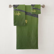 Tropical Toucan Pura Vida Design Handtuch Set