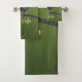 Tropical Toucan Pura Vida Design Handtuch Set