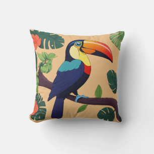 Tropical Toucan Vibes Kissen