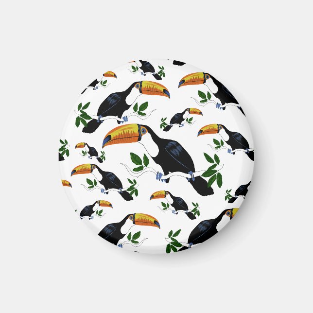 Tropical Toucans - Playful Jungle Magnet (Vorne)