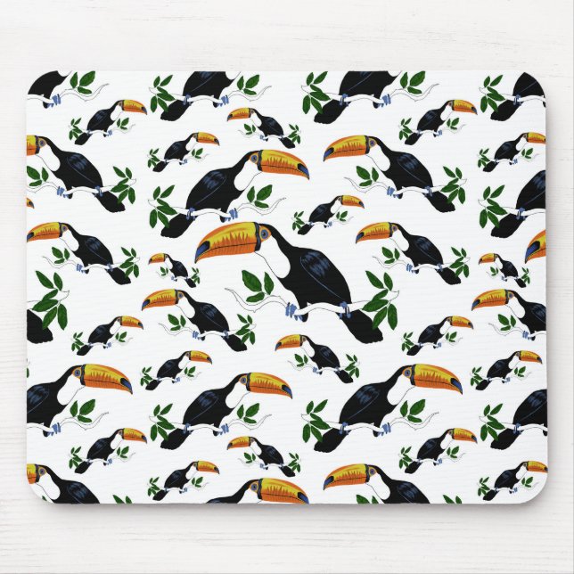 Tropical Toucans - Playful Jungle Mousepad (Vorne)