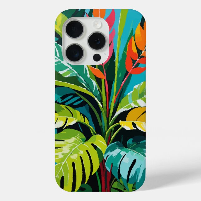 Tropical Vibes Case-Mate iPhone Hülle (Rückseite)