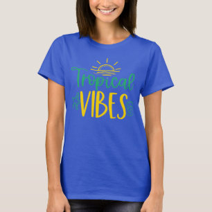 Tropical Vibes Damen Sommerparadies T-Shirt