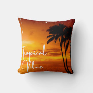 Tropical Vibes Doppelseitiges Kissen