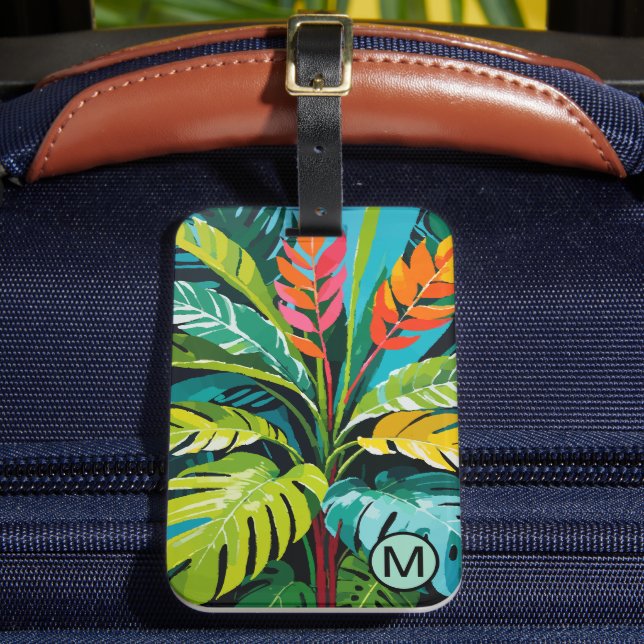 Tropical Vibes Gepäckanhänger (Vorderseite Insitu 2)