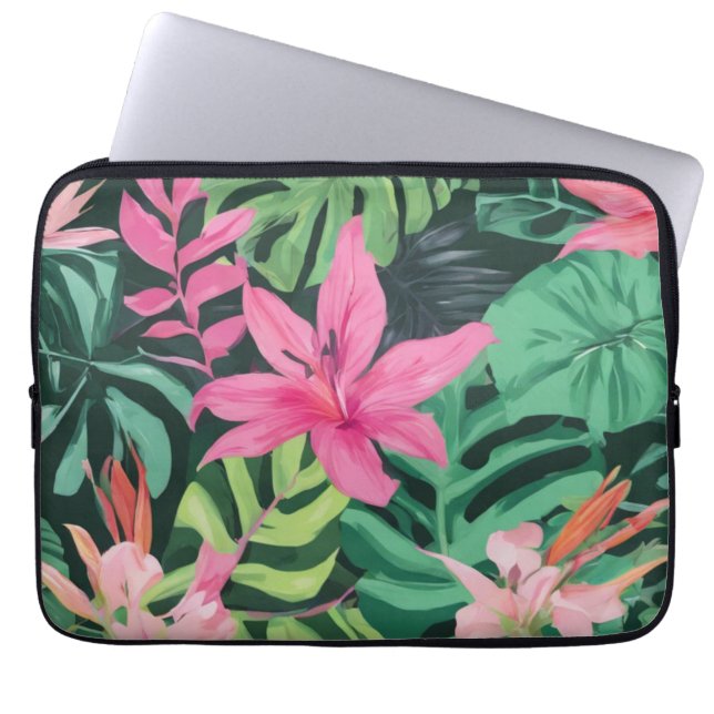 Tropical Vibes Laptopschutzhülle (Vorderseite)