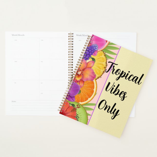 Tropical Vibes Only Planer (Anzeige)