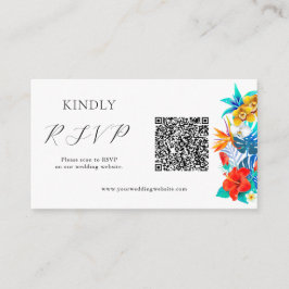 Tropical Wedding QR UAWG Begleitkarte