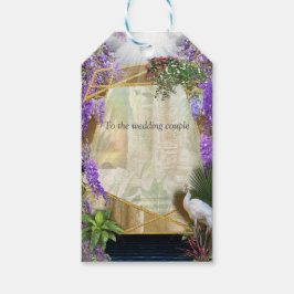Tropical Wisteria Paradise Geschenkanhänger