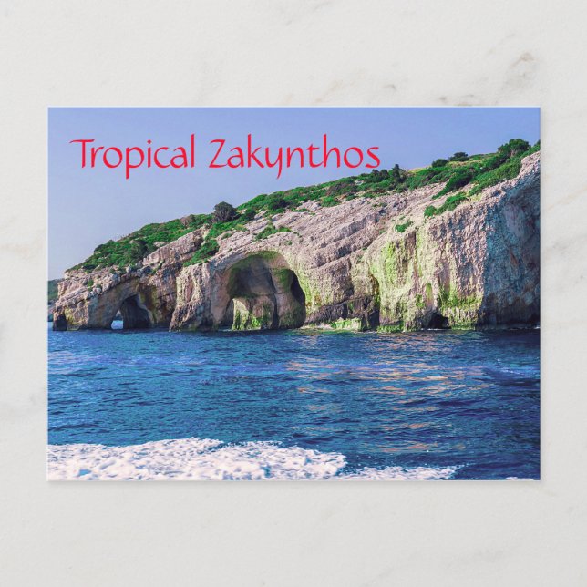 Tropical Zakynthos Postkarte (Vorderseite)