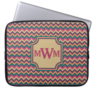 Tropical Zigzag Laptop Sleeve
