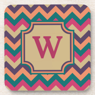 Tropical Zigzag Square Untersetzer