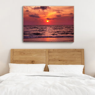 Tropicaler Sonnenuntergang Strand Neapel, Florida Poster