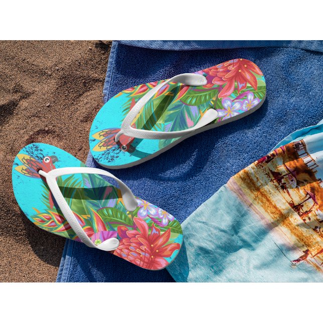 TropiColor Fusion Macaw & Bloral Serenade Flip Flops (Von Creator hochgeladen)
