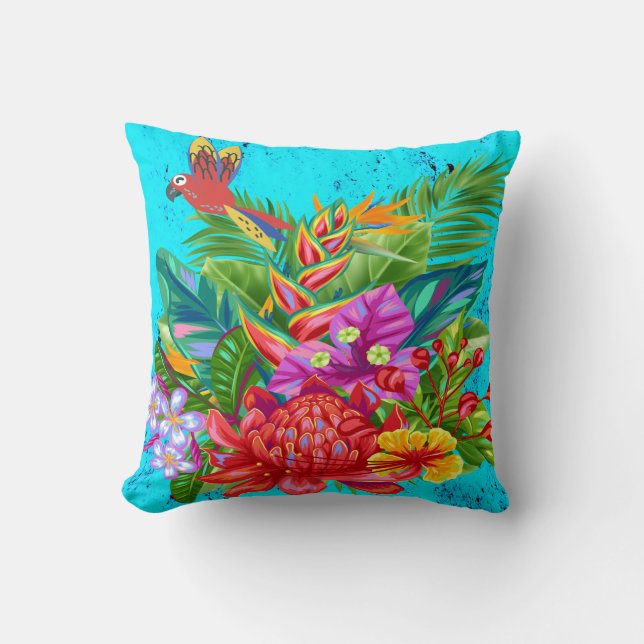 TropiColor Fusion Macaw & Bloral Serenade Kissen (Vorderseite)