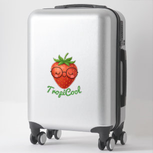TropiCool Strawberry - Autocollant Vinyl Coupé Sur