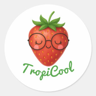 TropiCool Strawberry - Sticker Fun & Fruit Frais