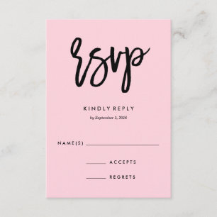 Tropics Wedding Response Card RSVP Karte
