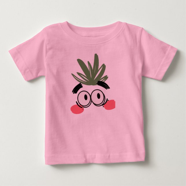 TropiFace" Das spiky Lächeln Baby T-shirt (Vorderseite)