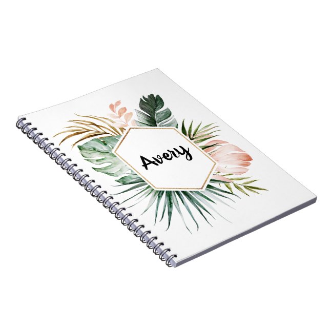 Tropiques luxuriants Carnet personnalisé (Côté Droit)