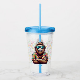 Tropisch/Beach yeti/bigfoot Acryltrinkbecher