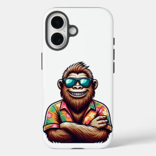 Tropisch/Beach yeti/bigfoot iPhone 16 Hülle