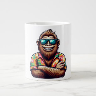 Tropisch/Beach yeti/bigfoot Jumbo-Tasse