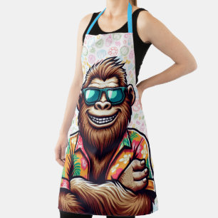 Tropisch/Beach yeti/bigfoot Schürze