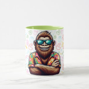 Tropisch/Beach yeti/bigfoot Tasse