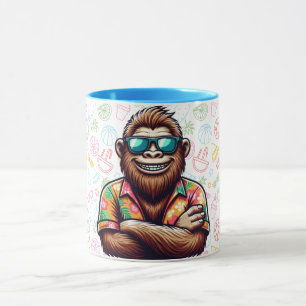 Tropisch/Beach yeti/bigfoot Tasse