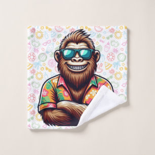 Tropisch/Beach yeti/bigfoot Waschlappen