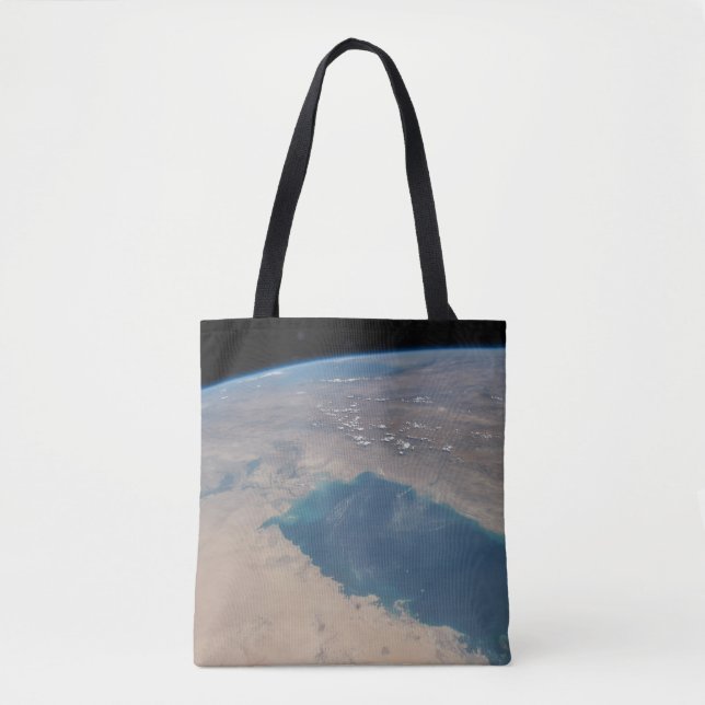 Tropisch blaue Gewässer des Persischen Golfs. Tasche (Vorderseite)