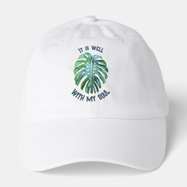 Tropisch Es Geht Gut Mit Meiner Seele Monstera-Bla Truckerkappe